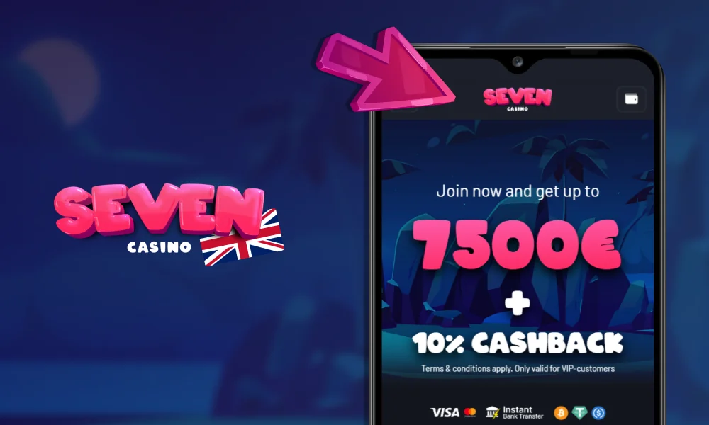 Go to Seven Casino official page