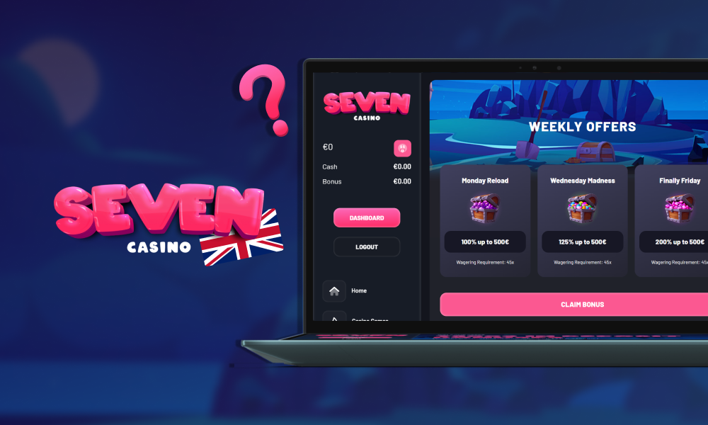 Choose what bonus woud you like to activate at Seven Casino