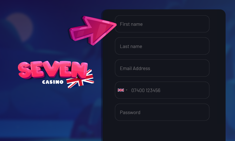 Complete the sing up form