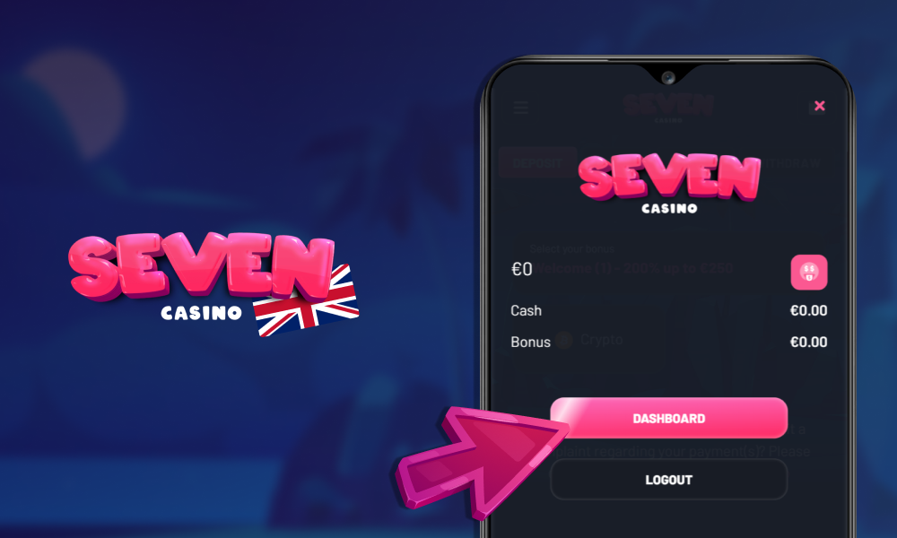 Log in and go to the dashboard