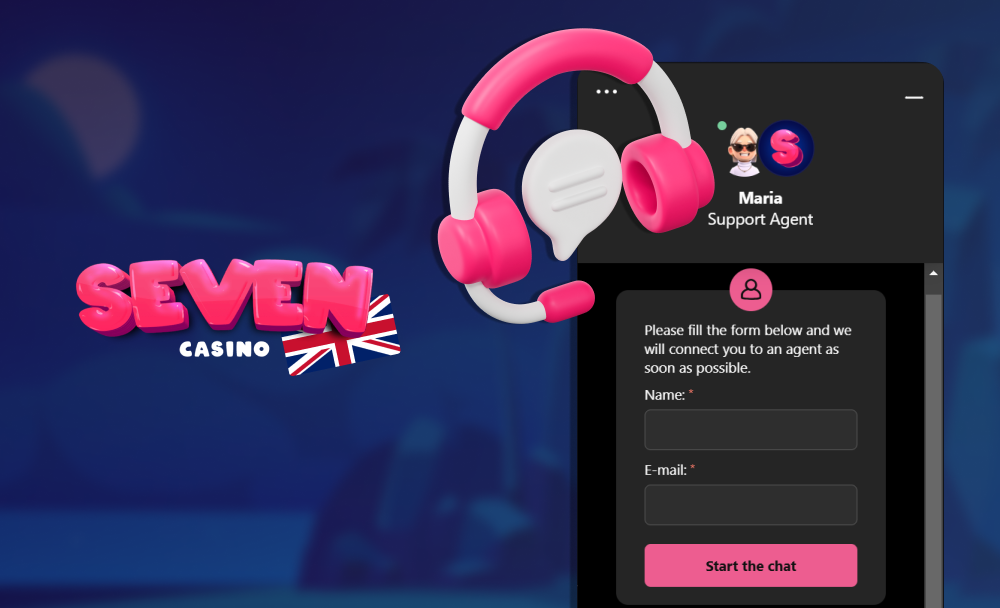 Seven Casino - Mobile support for UK players