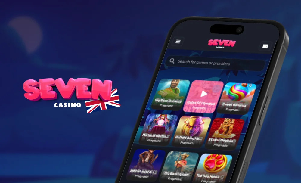 Casino section at Seven Casino for UK players