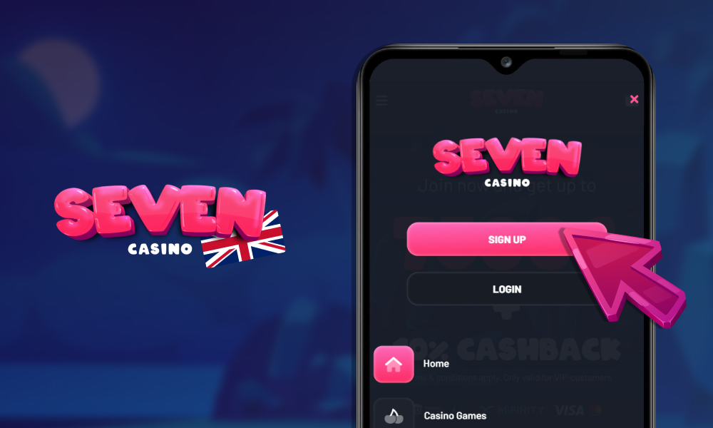 Register at Seven Casino UK