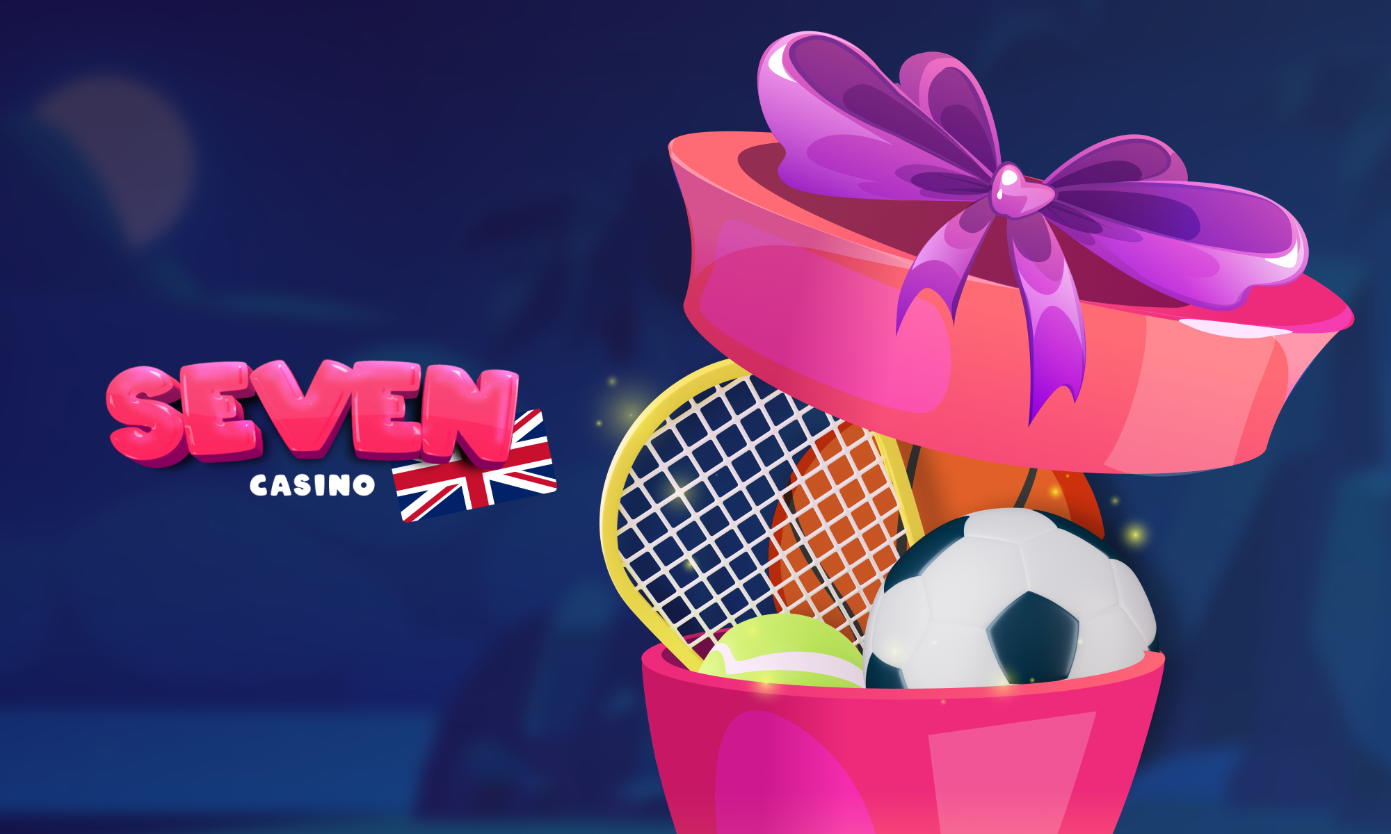 Welcome pack for bettors - 150 GBP at Seven Casino UK