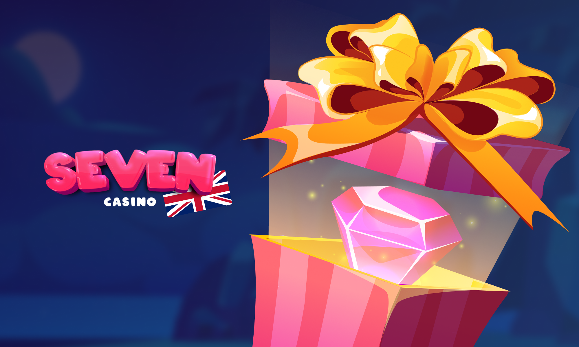 Signup pack - 450 GBP for new players from the UK at Seven Casino