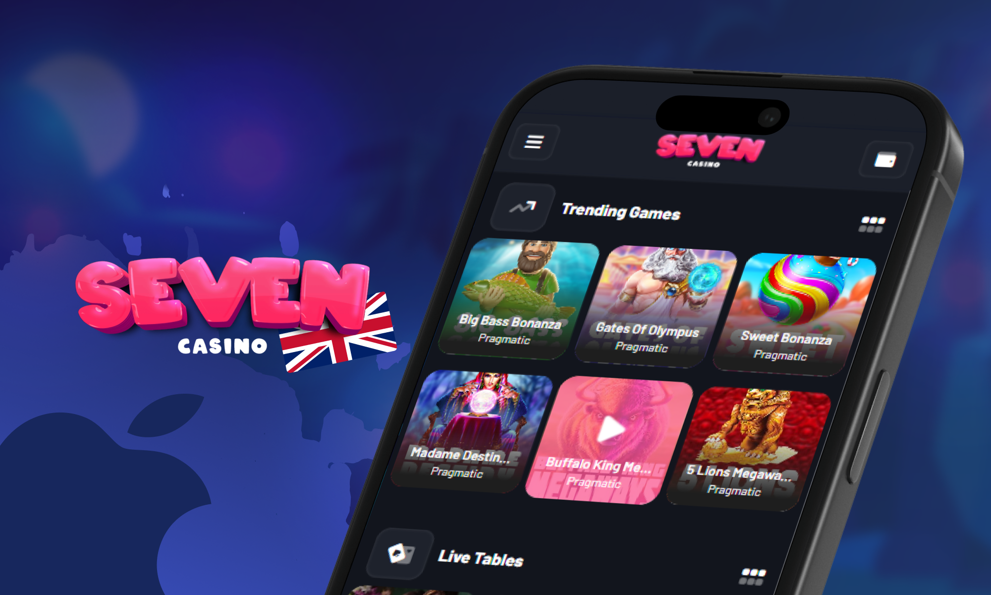 Steps to download the Seven Casino app for IOS devices