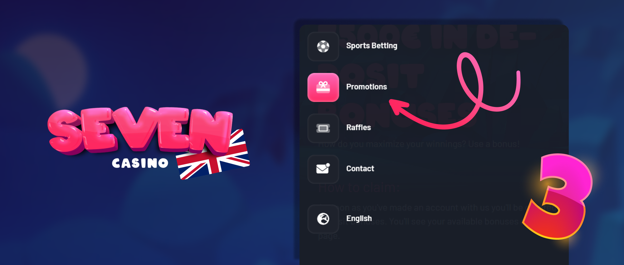 Go to the promo secion