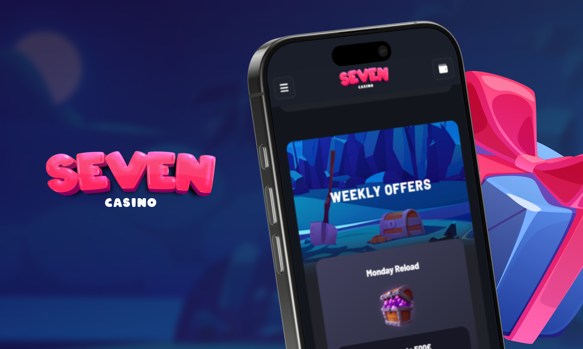No deposit bonuses for UK players at Seven Casino
