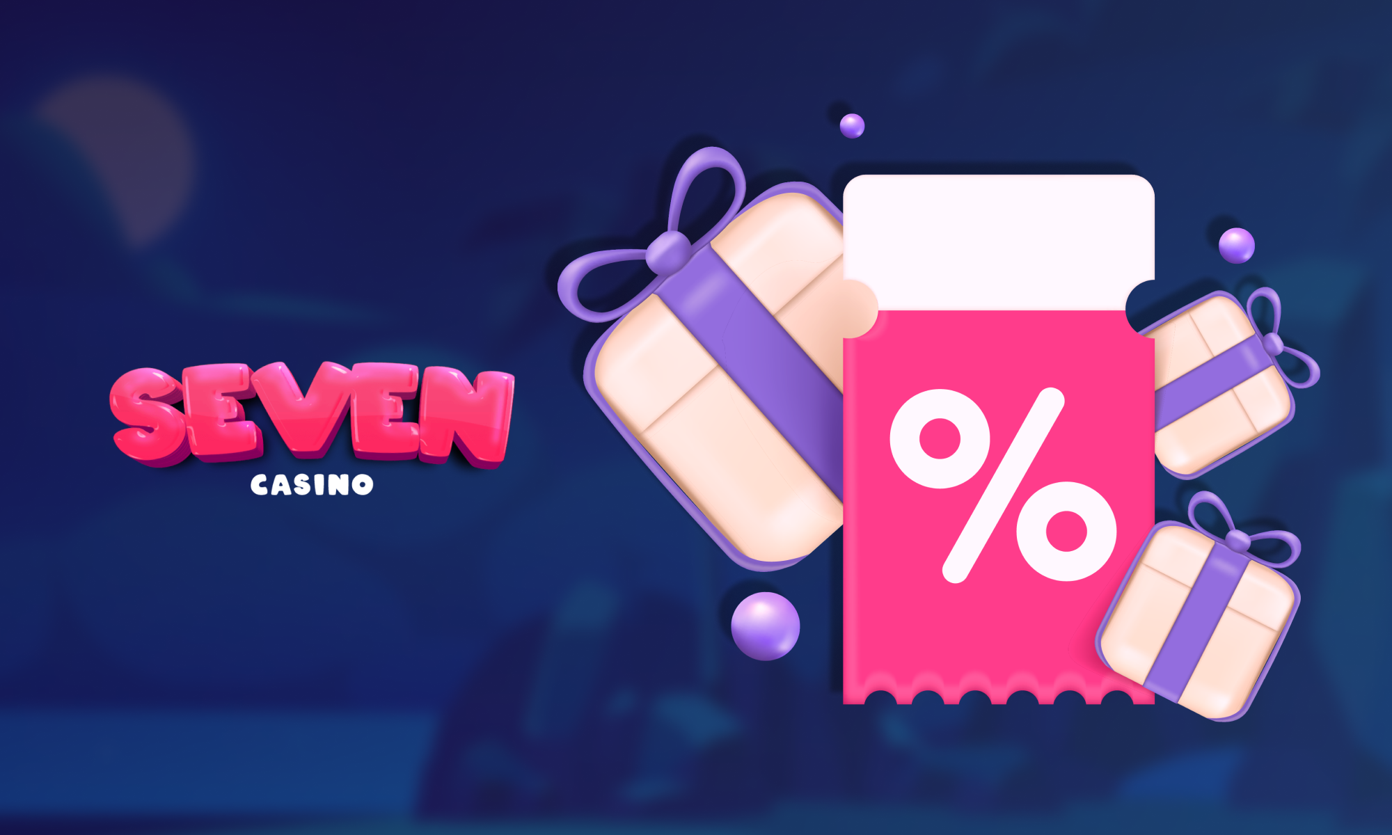 Promo codes available at Seven Casino in the UK