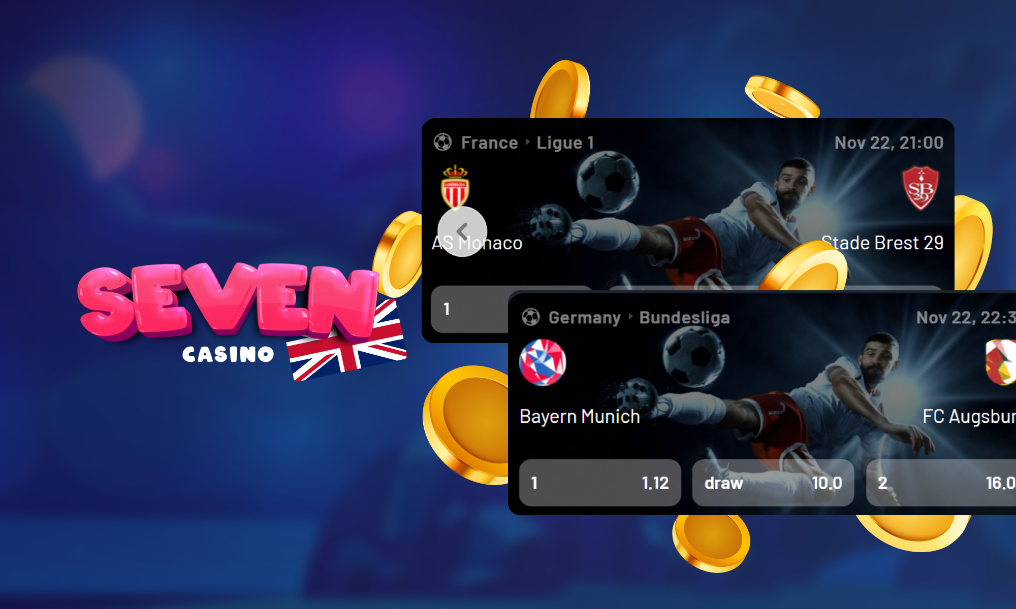 Sports available for betting at Seven Casino