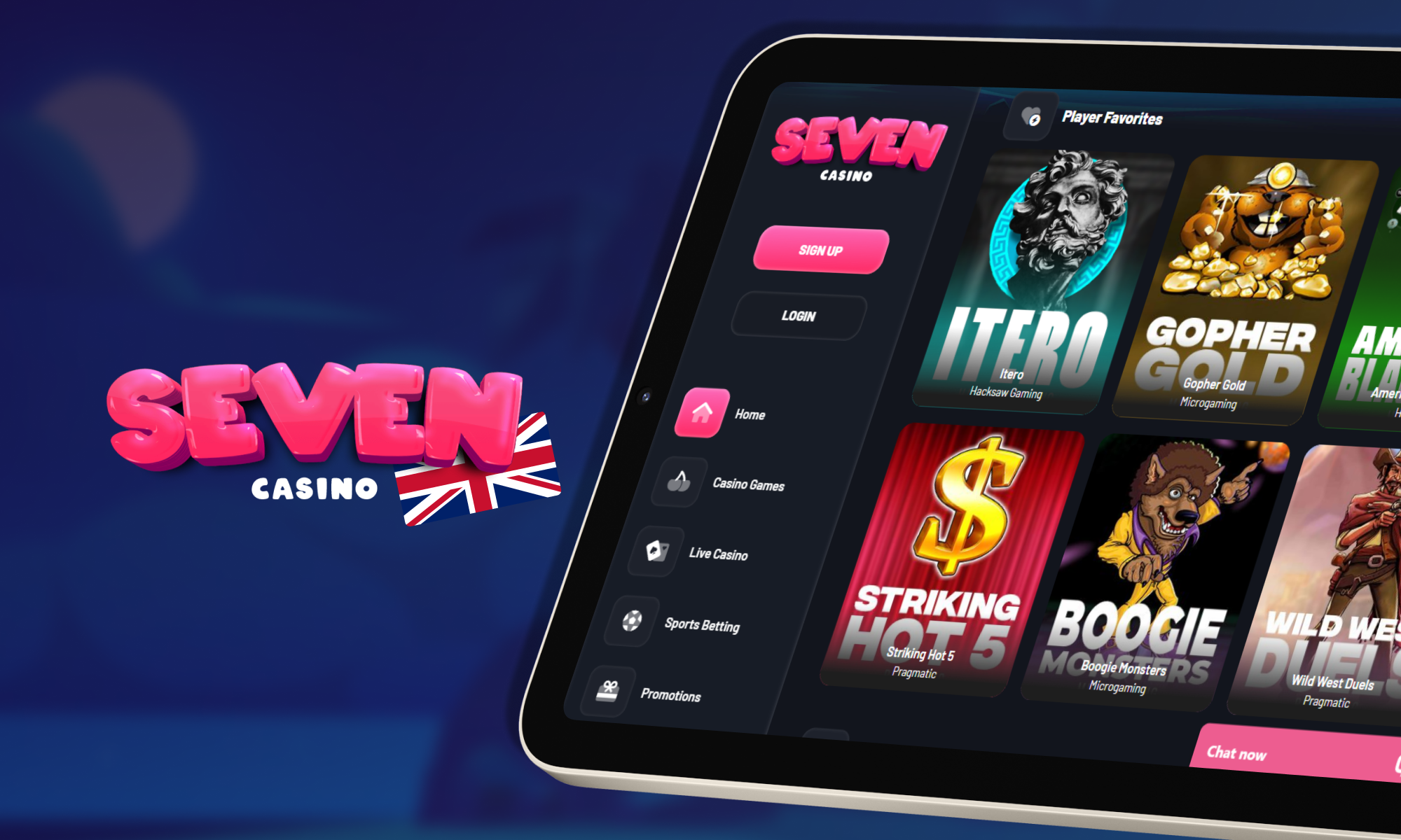 Main information about Seven Casino in the UK