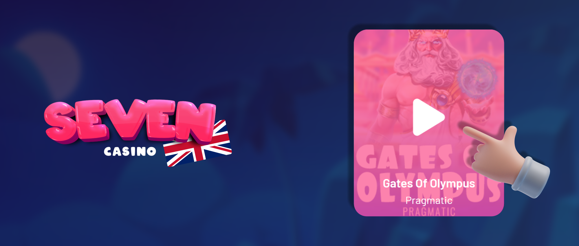 Choose a game that interests you at Seven Casino UK