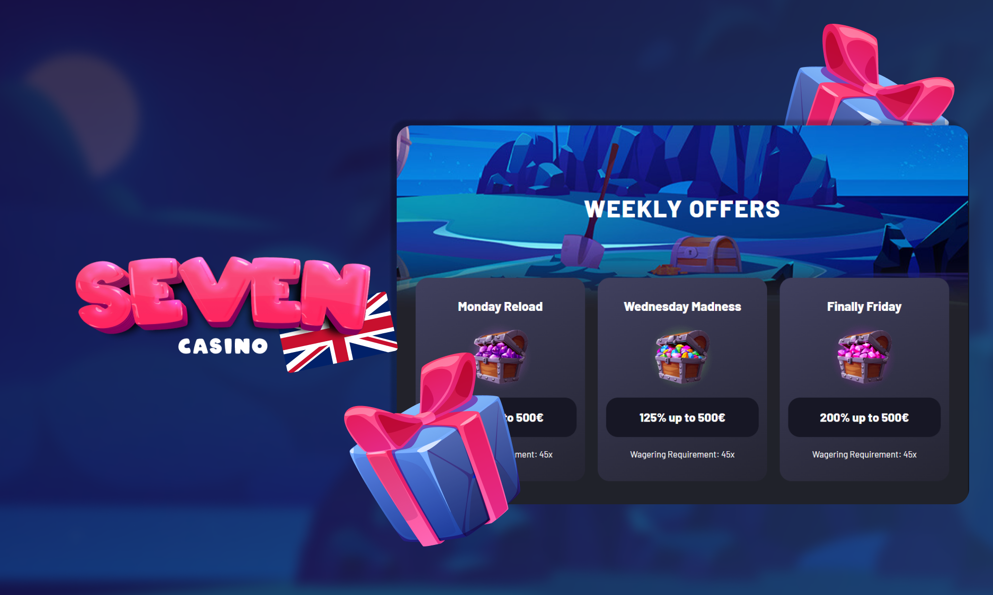 Seven Casino Promo and Bonuses in the UK