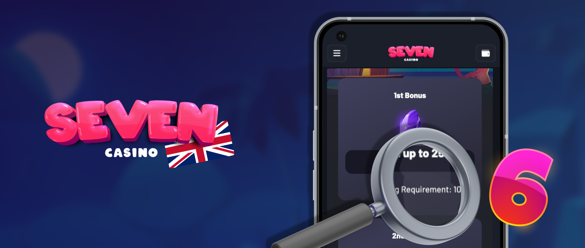 Look up the bonus rules at Seven Casino